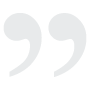 Graphic of closing quote marks.